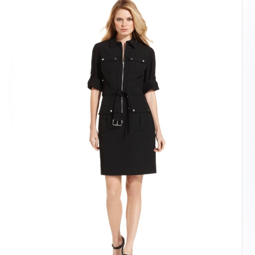 Trendy Michael kors utility shirt dress